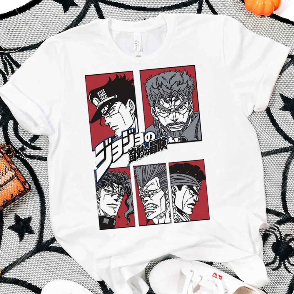 Jojo Bizarre Adventure Steel Ball Run top tees female clearance sales korean fashion gothic tshirt gothic cheap cutecore view 2