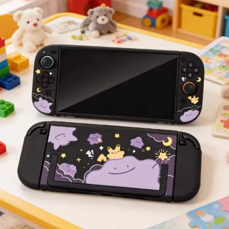 Hot Switch 2 Matte Hard Shell Protective Case Ditto Pattern For Ns 2 Joy Con Handheld Game Console Accessories Periphery