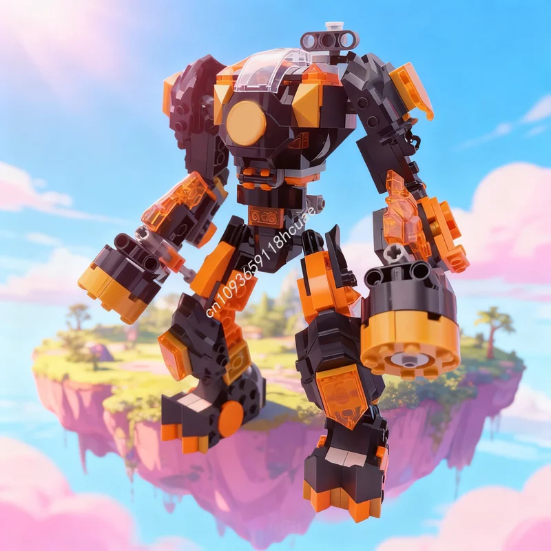 

293pcs MOC Cole S Magma Battlesuit Ninjago Model Building Toy Blocks Construction DIY Creative Christmas Gift Idea Brick
