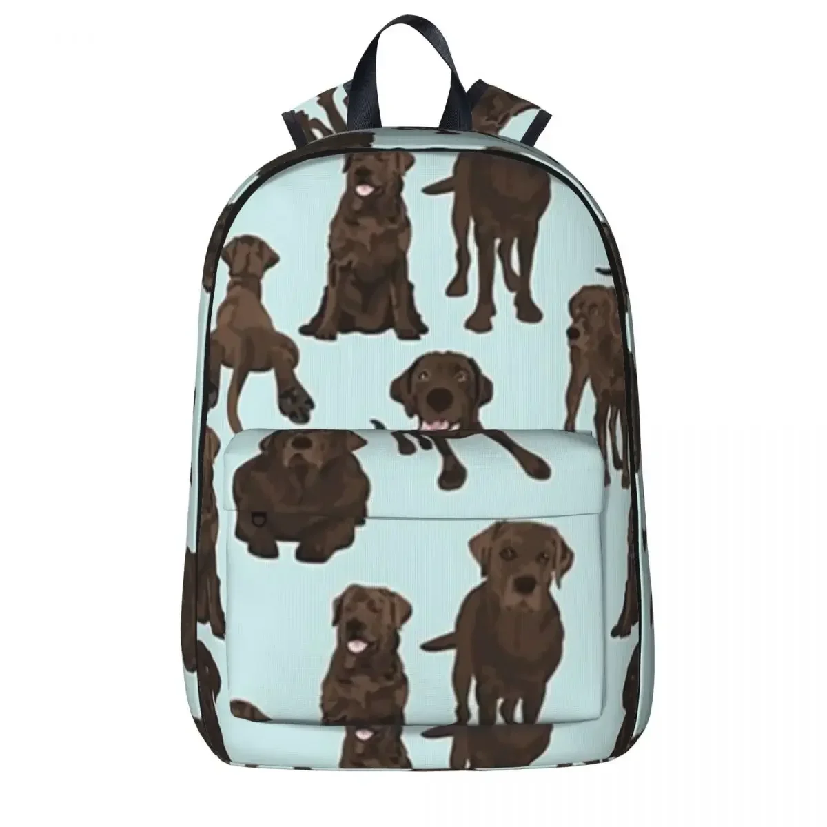 

Chocolate Lab Backpack Fashion Children School Bag Laptop Rucksack Travel Rucksack Large Capacity Bookbag