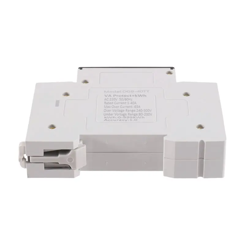 WCS-DIN Rail Wifi Circuit Breaker Voice Control Metering Over Current Voltage Protection Smart Switch Timer 63A Tuya APP