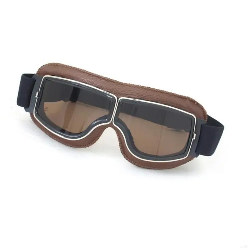 M76E Daily Motorradbrille mit Retro-Riemen, geeignet für den Helmgebrauch Freien – Detail 5