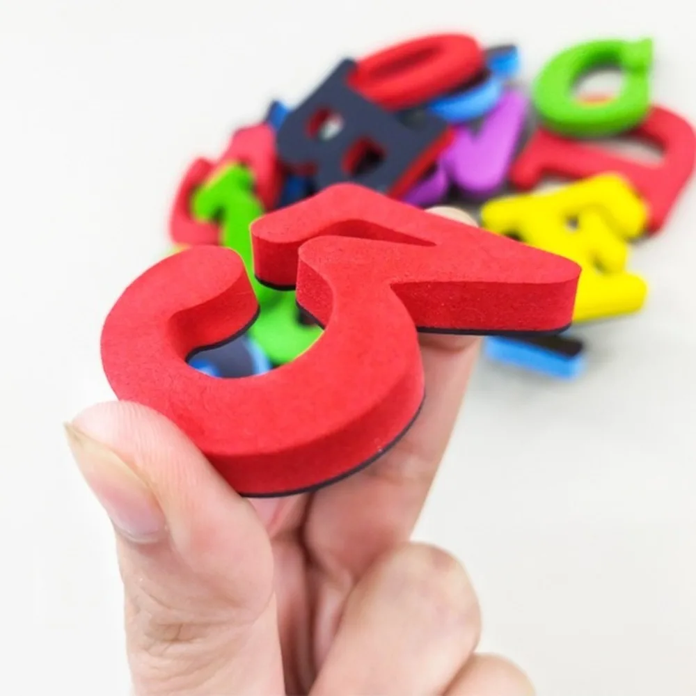 Magnetyczne litery i cyfry w dużych i małych literach ABC Alfabet Magnetyczny Cyfry 123 Zestaw zabawek edukacyjnych dla przedszkolaków i przedszkola