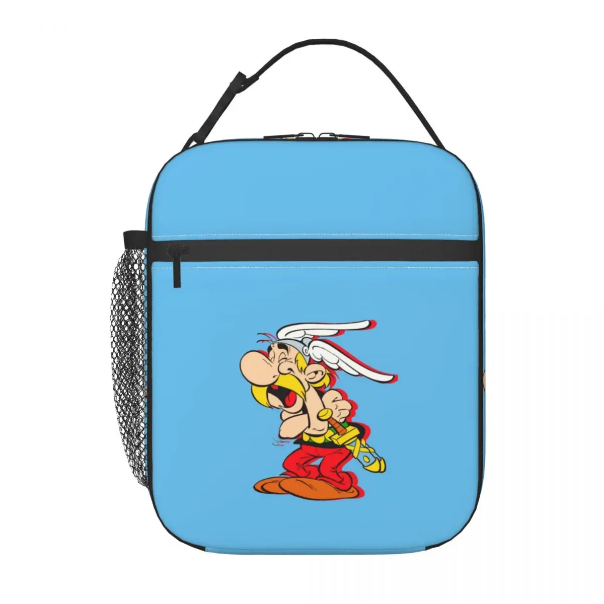 Humor Asterix And Obelix Portable Lunch Box for Women Leakproof Cooler Thermal Food Insulated Lunch Bag Office Work