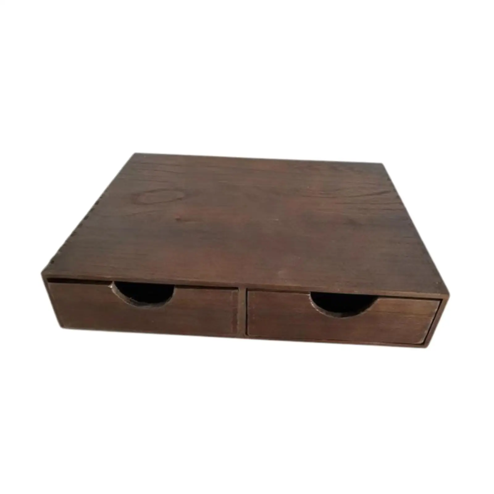 Storage Organizer Cabinets Wood Coffee Pod Holder Capsule Drawer Tea Bag Organizer Shelf for Coffee Corner and Kitchen