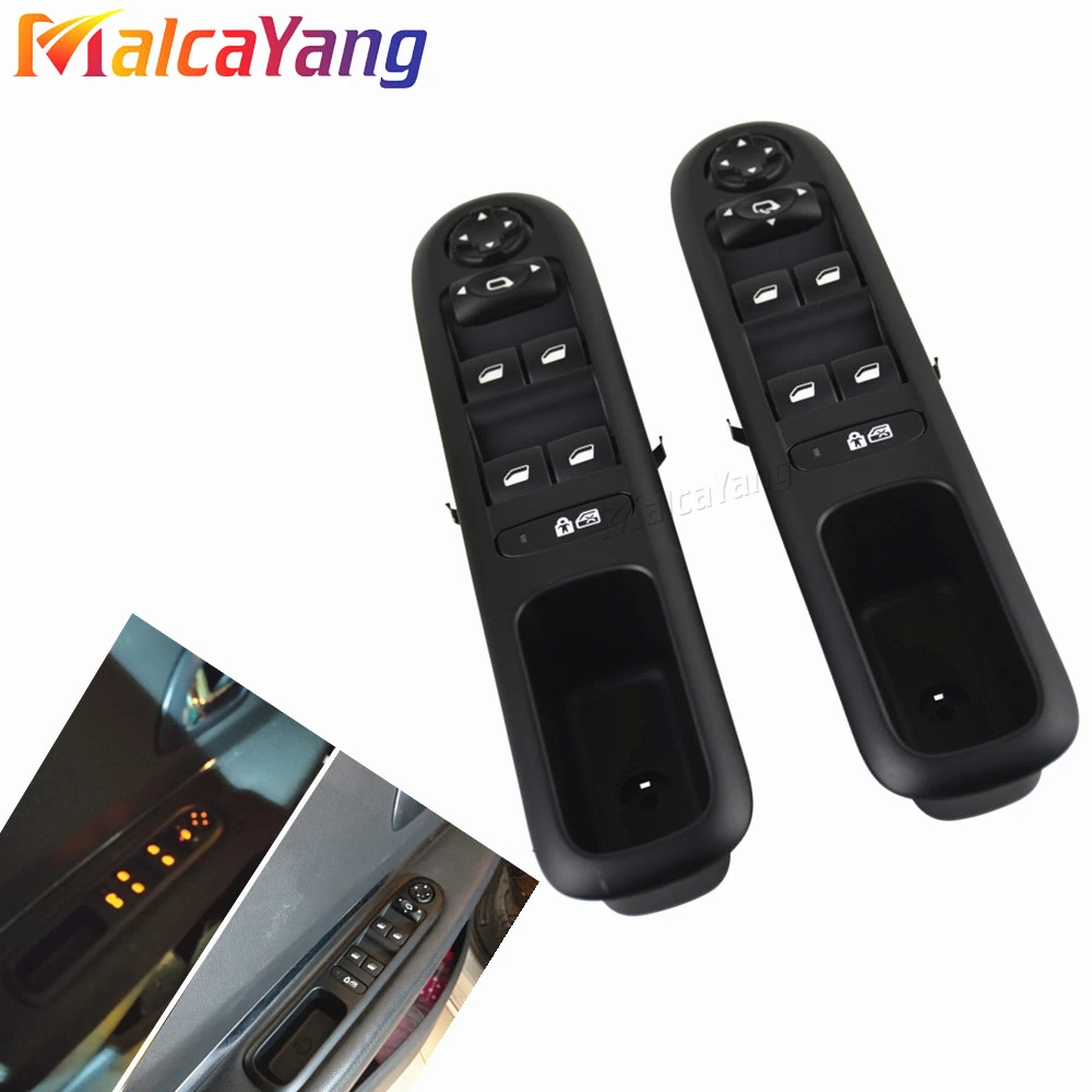 

96650621 ZD Высокое качество хэтчбека универсал левая передняя дверь подъемник переключатель главный переключатель стеклоподъемника для Peugeot 3008 5008 96650620 ZD