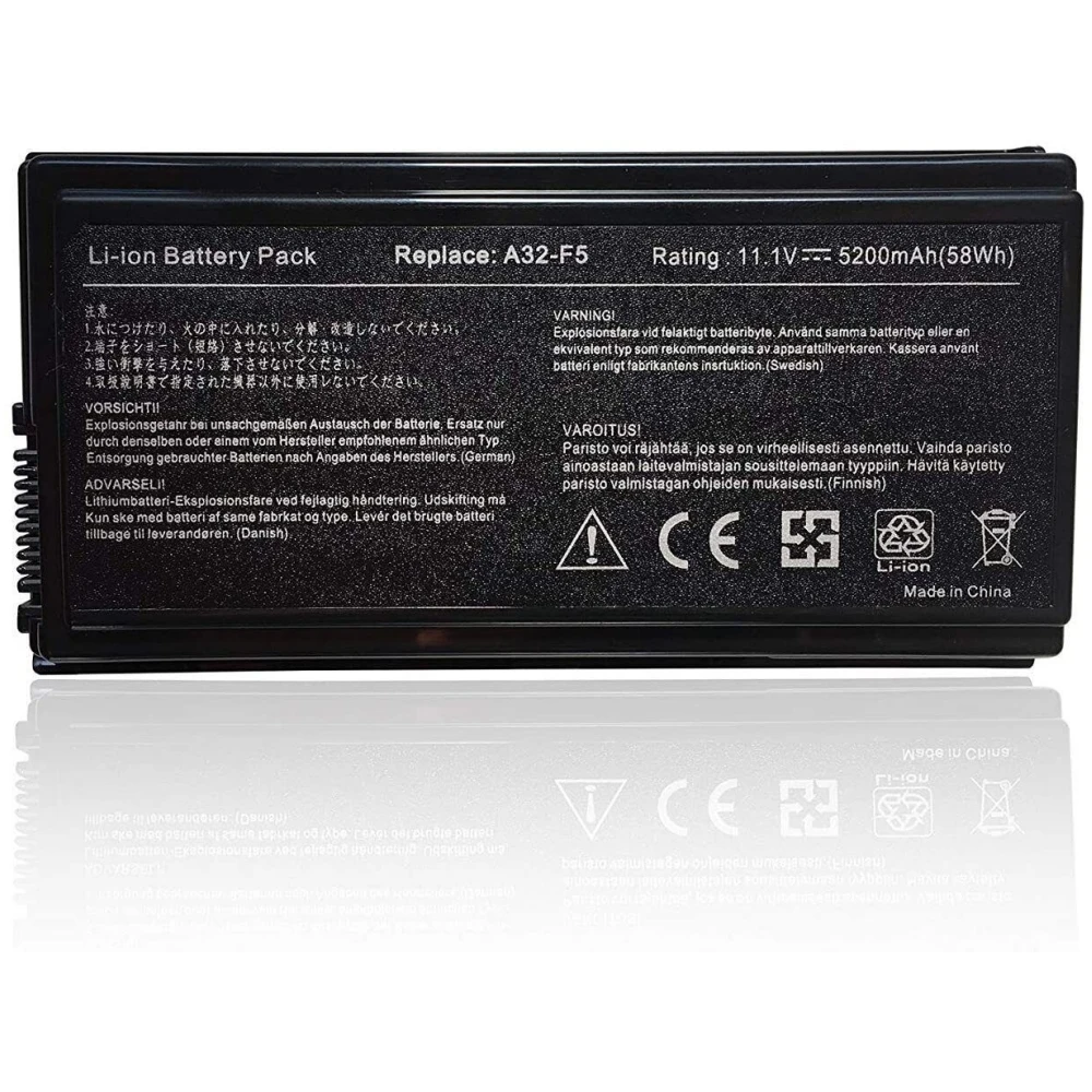 New A32-F5 Laptop Battery For ASUS F5 Pro50V Pro50GL Pro55GL/SL X50 X58 X59 X59SL X50GL Series 6 Cells 5200MAH A32-X50