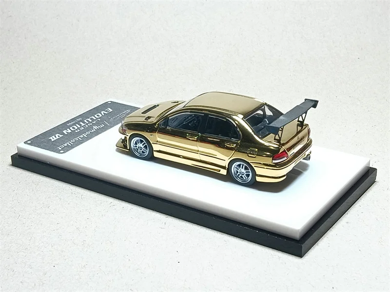 **Pre-Order** Model Collect MC 1:64 CIVIC EG6 / Evolution EVO VII Chrome Gold Diecast Model Car