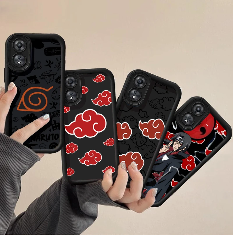 Funda Narutos Akatsukis Cloud para Google Pixel 8a 7a 7 8 10 Pro 9 XL Anime funda de silicona suave a prueba de golpes