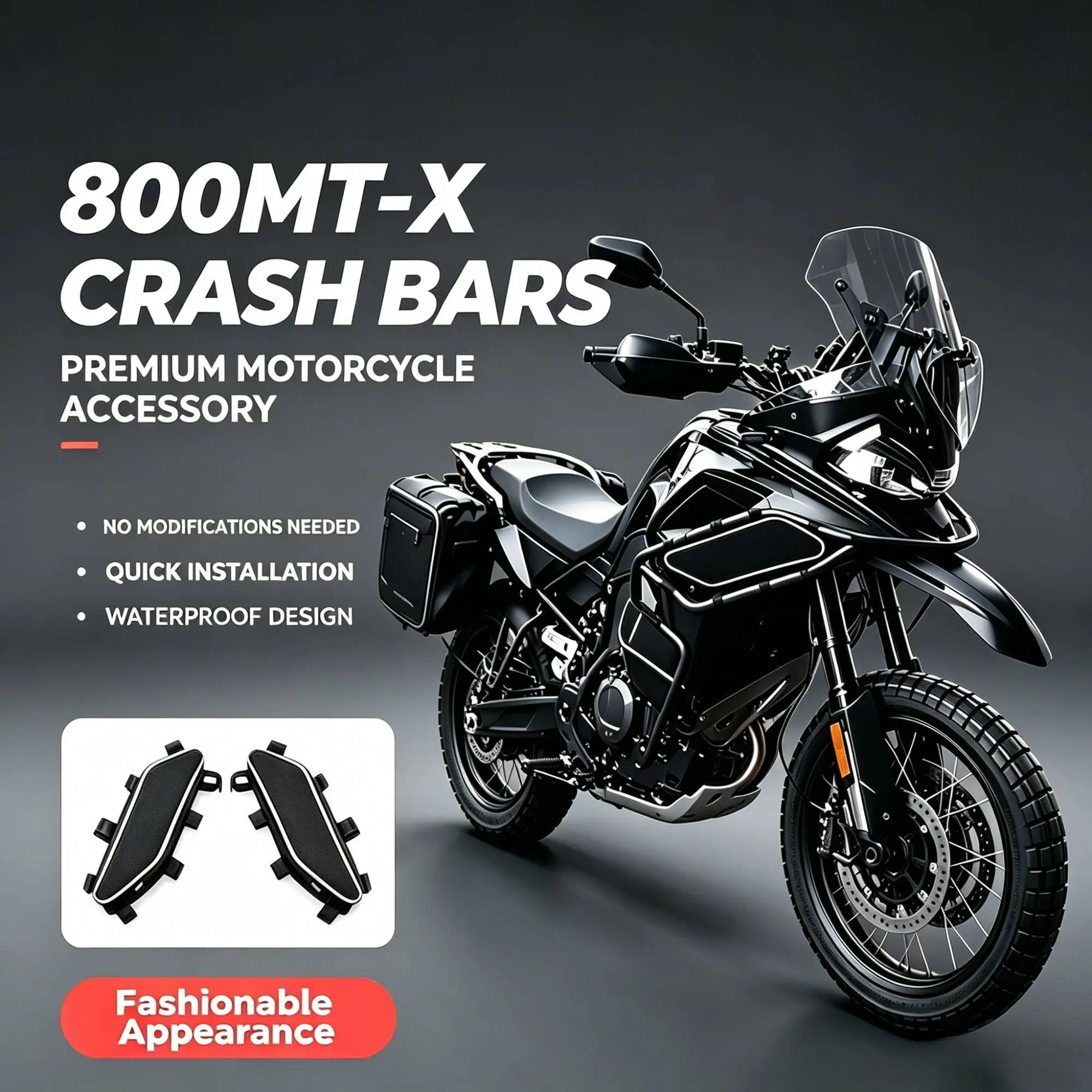 Водонепроницаемая сумка на раму/защитную дугу для мотоцикла CFMOTO 800 MTX (800 MT-X)