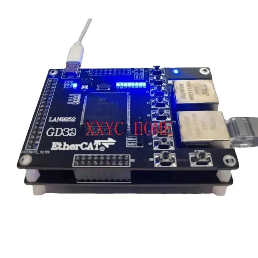 

EtherCAT slave station 32IO CIA402 LAN9252 GD32F407 development board