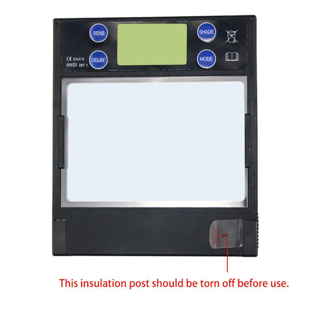 Металлические пластиковые инструменты, линза для козырька Din5-Din13, 4 шлема, маска для линз, сварочная линза с автоматическим затемнением, автоматический затемняющий фильтр