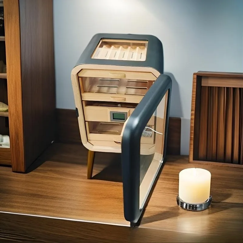 High-end Large Capacity Mini Storage Moisturizing Cedar Wood Humidor