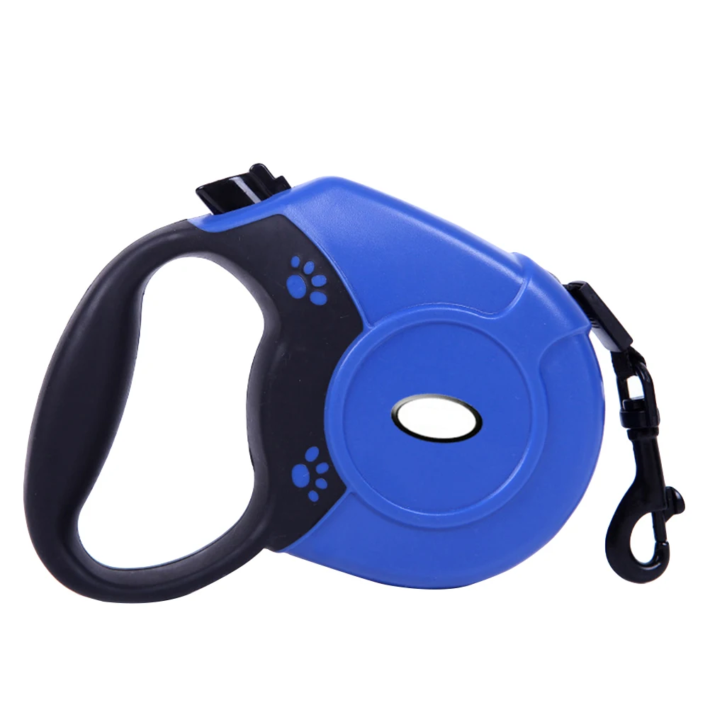 

5M Retractable Dog Leash 50Kg Durable Abs Anti-Slip Handle Easy Storage For Daily Walk Weekend Use Retractable Dog Chain Leash