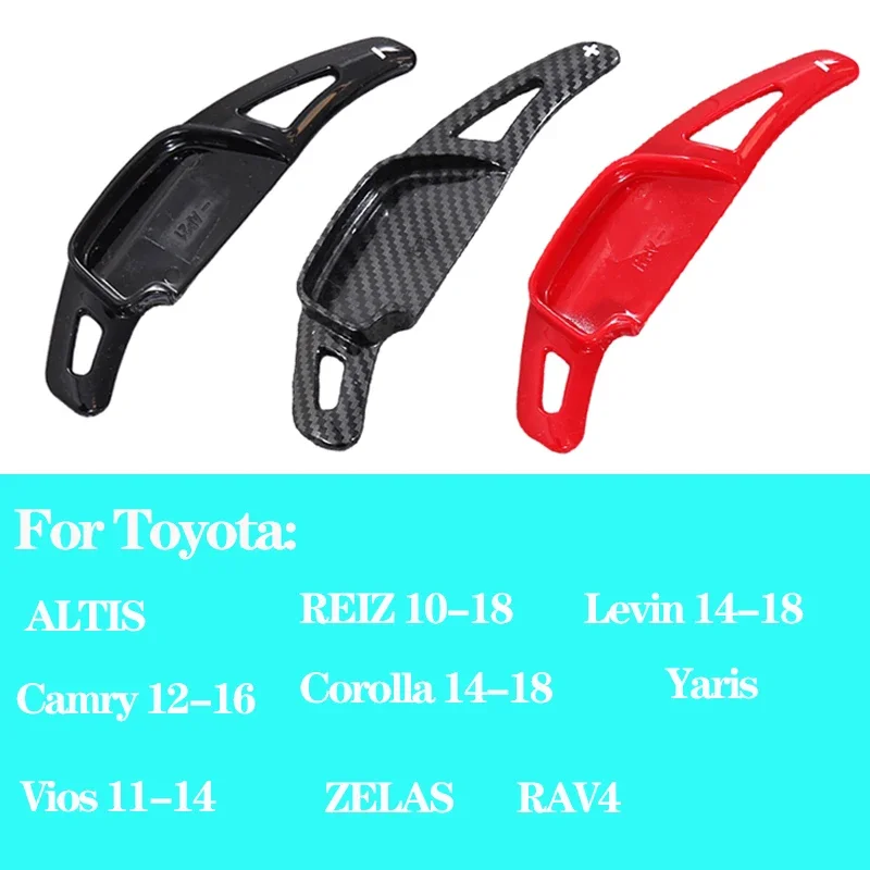 Car Steering Wheel Shift Paddle Shifter Extended ABS Extension For Toyota Camry Corolla ALTIS REIZ Yaris Vios ZELAS RAV4 Levin