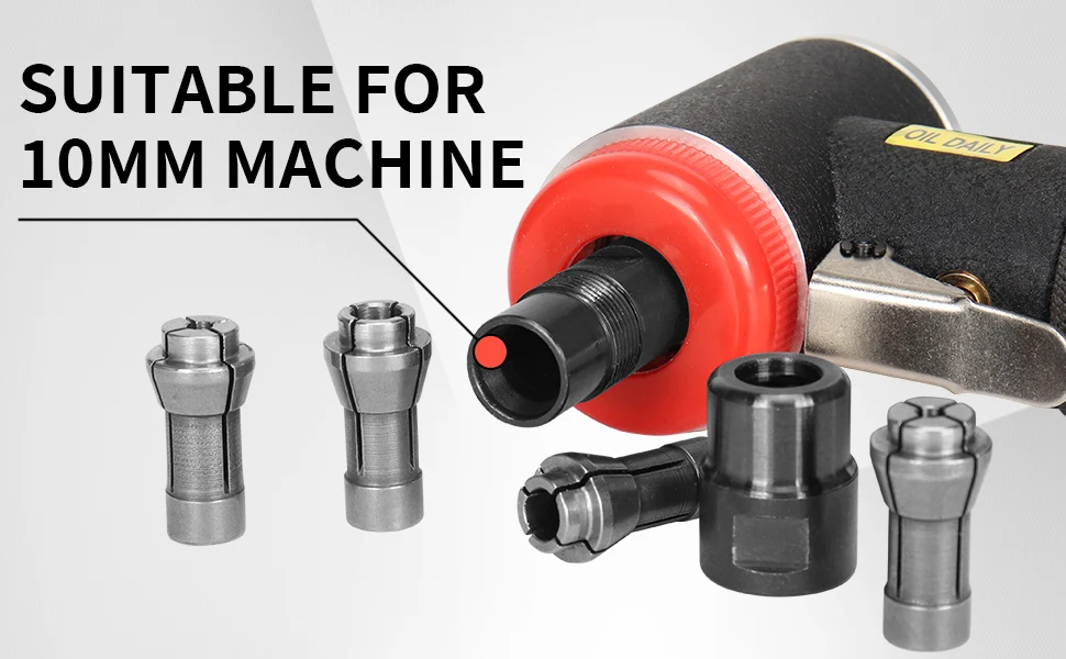 1PC Schleifen Maschine Spann Collet Die Grinder Collet Gravur Chuck 3mm/3,18mm/6mm/6,35mm Ersatz Teile – Detail 1