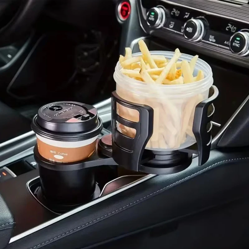 

1 шт. автомобильный держатель для чашки расширитель для автомобильного адаптера регулируемый многофункциональный двойной держатель для чашки с держателем для телефона органайзер для ароматерапии