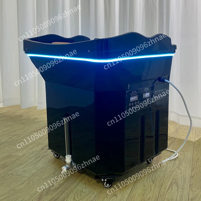 

Hair Fumigation Water Circulation Shampoo Basin Water-free Mobile Shampoo Basin Head Processor