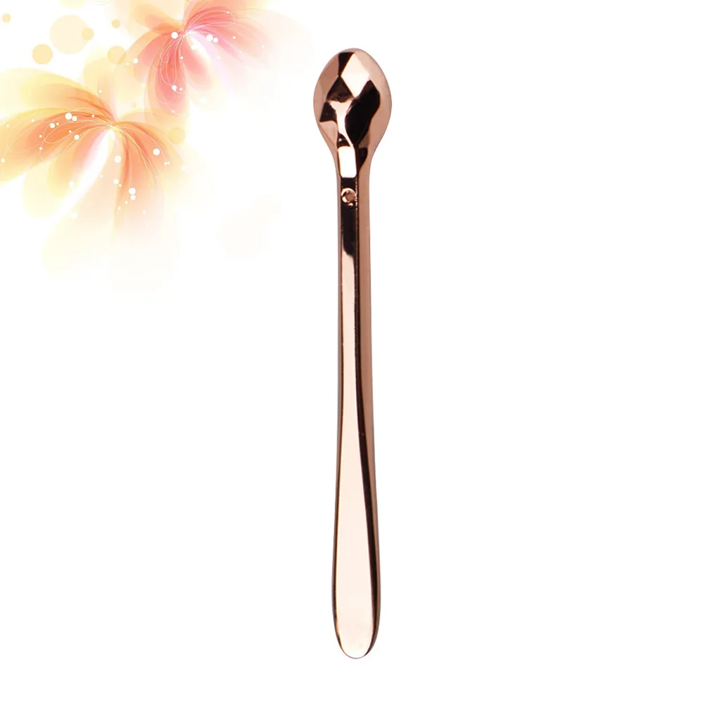 

Zinc Alloy Eye Massage Stick Portable Beauty Tool Rose Gold Small Lightweight Durable Eye Cream Spoon Facial Skincare Tool For