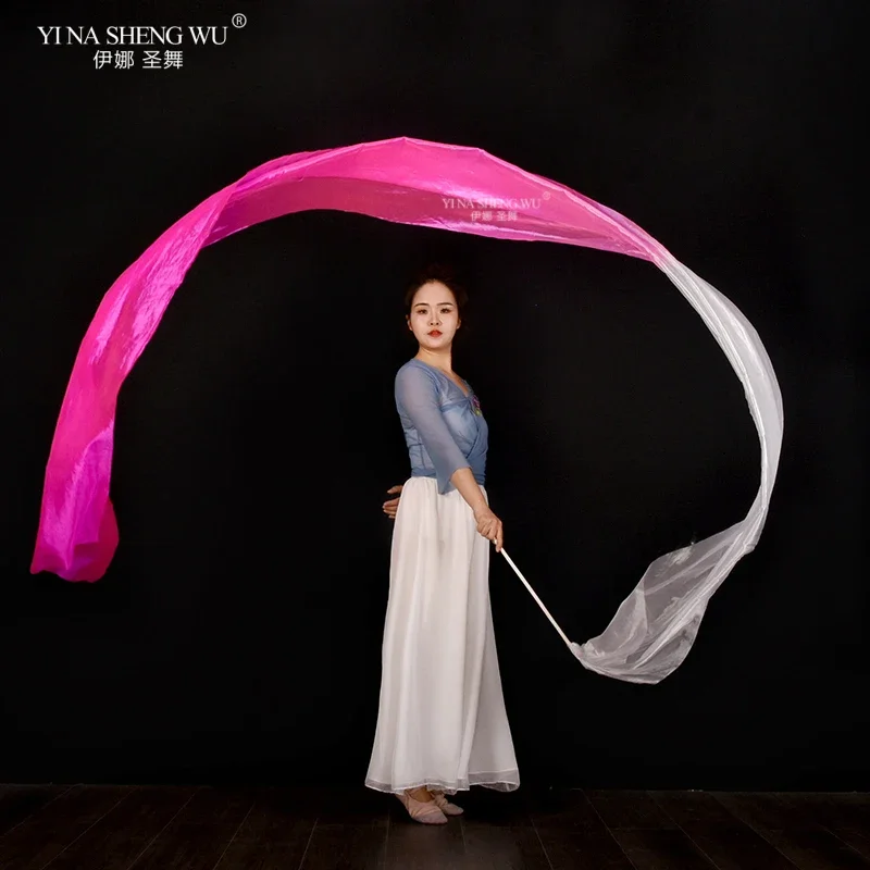 البوليستر الرقص الشرقي غاسل الجمباز الإيقاعي شرائط الرقص الفني اكسسوارات الكنيسة العبادة الثناء راية النبوية