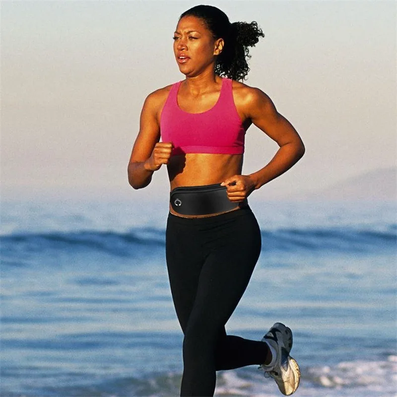 

Sports Fanny Pack Women Belt Bag Men Running Waist Bag Phone Black Gym Bags Running Accessories