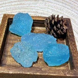 High Quality Natural Crystal Blue Aquamarine Raw Stone Specimen Ornament Healing Gemstones Energy Ore Reiki Home Decoration