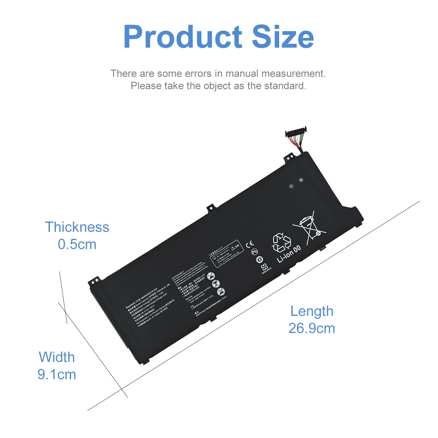 HB4692Z9ECW-22A Laptop Battery for Huawei MateBook D14-53010TVS Magicbook 14 NBB-WAH9P NBL-WAQ9H WFH9 WFQ9 WAI9
