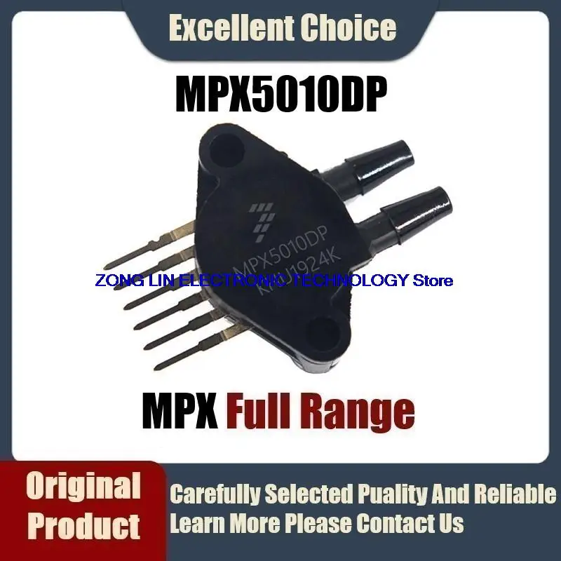 

1-10Pcs/Lot Original Authentic MPX5010DP MPX5010D MPX5010 Package SIP-6 Transmitter Pressure Sensor Chip