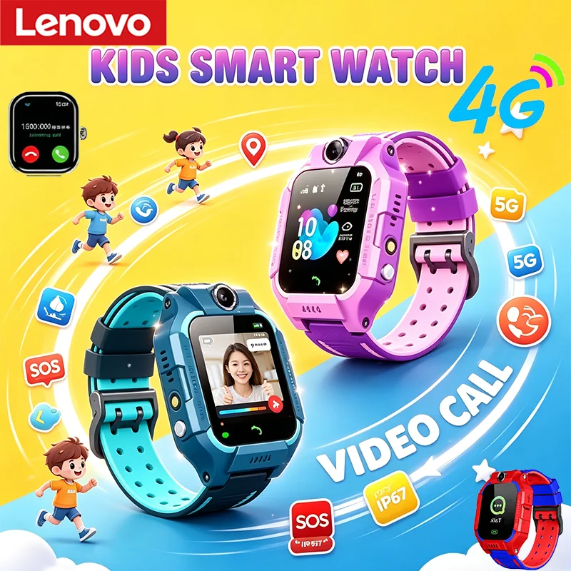 Smartwatch Watches Useful Gift For Boys - Lenovo 2027 5G Smartwatch per Bambini