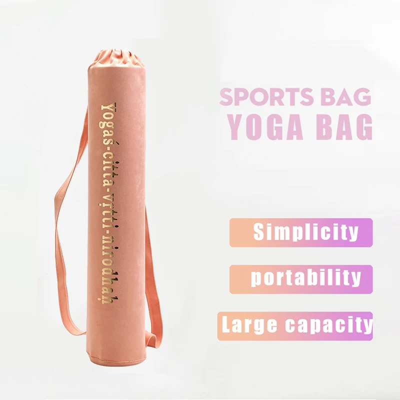 Fashion New Yoga Bag 2024 Chamois Yoga Mat Bag Men Women Sports Mat Bag Pilates Fitness Dance Gym Mat Cover Sports Mat Backpack