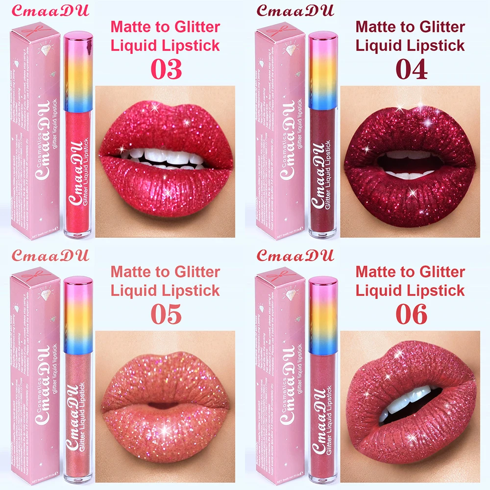 CmaaDu 1 個グロス液体口紅持続リップグロス簡単に着色防水ノンスティックカップ色褪せない絶妙なギフト