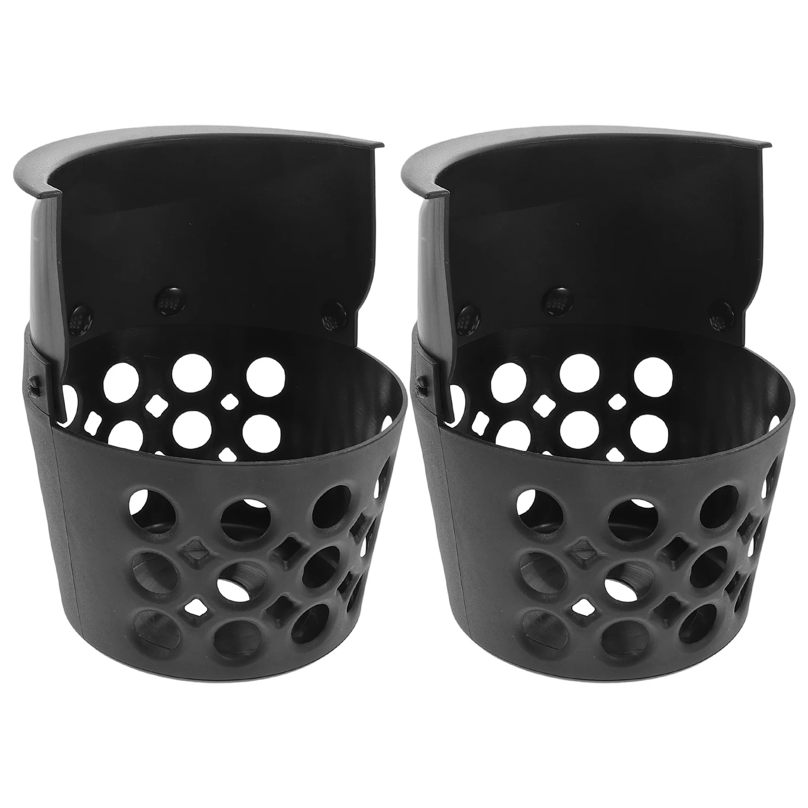 

2pcs Heavy Duty Plastic Pool Table Pockets Replacement For 160Mm Billiards Drop Pockets Durable Easy Install Web Liners