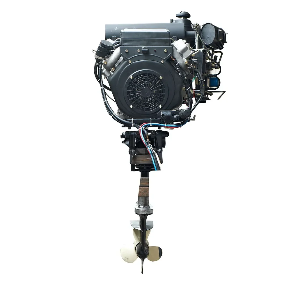 Good Quality Durable 4 Stroke 20HP air-cooled Diesel Engine Outboard Engine