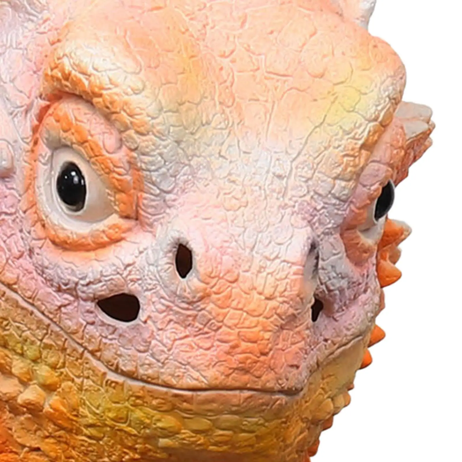 Lizard Mask Latex Headwear Lizard Cosplay Halloween Masquerades Mask for image 5