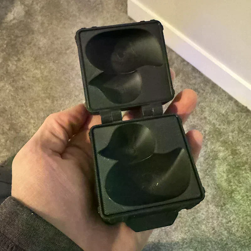 Snow Duck Mold Maker Palla da neve Giocattoli Giochi Forma di anatra Lanciatore di palle di neve Gioco di combattimento di palle di neve invernali all'aperto, sci, scorrevoli