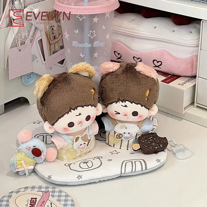 

Evelyn（Doll）10cm Doll Clothes Toy Overalls suspender pants Replacement Game Love and Deepspace Genshin Impact Children Gift
