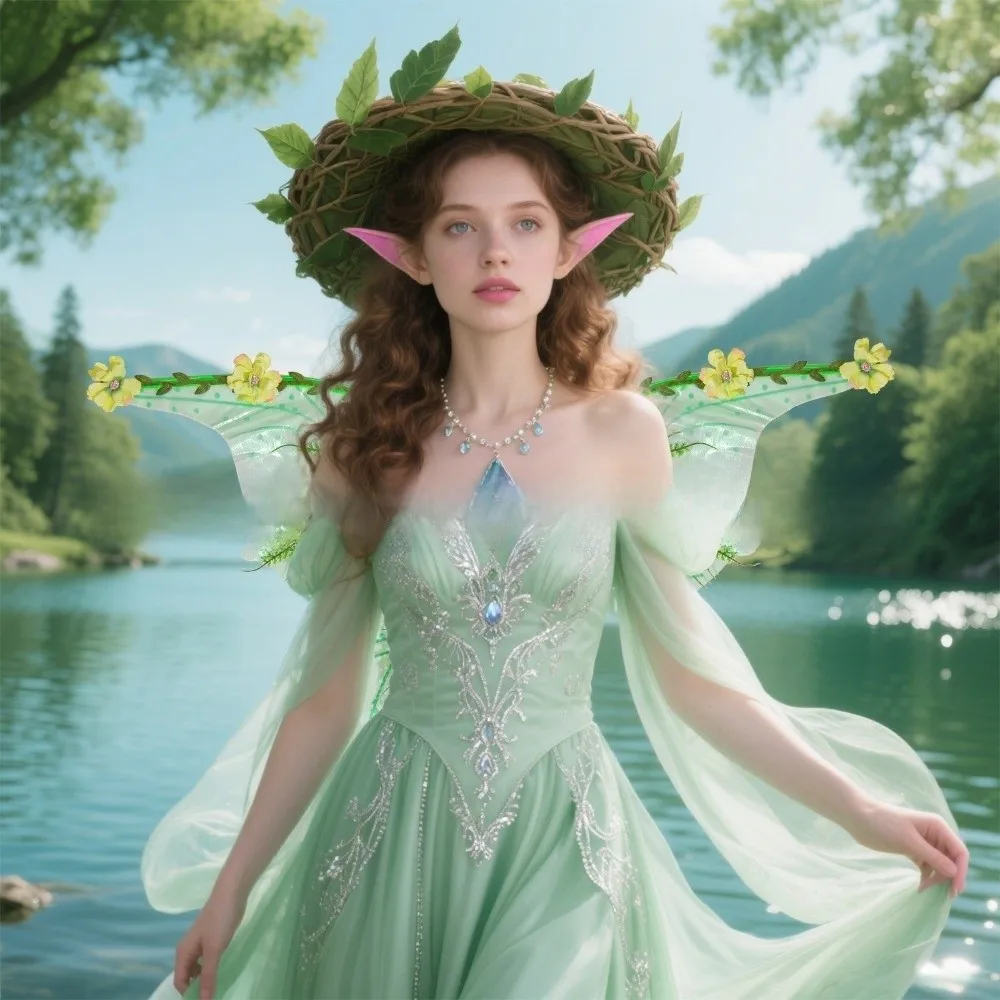 

Simple Flower Butterfly Wing Large Sparkle Cosplay Wing Dance Show Dress-up Cosplay Costumes Stage Catwalk Accessory