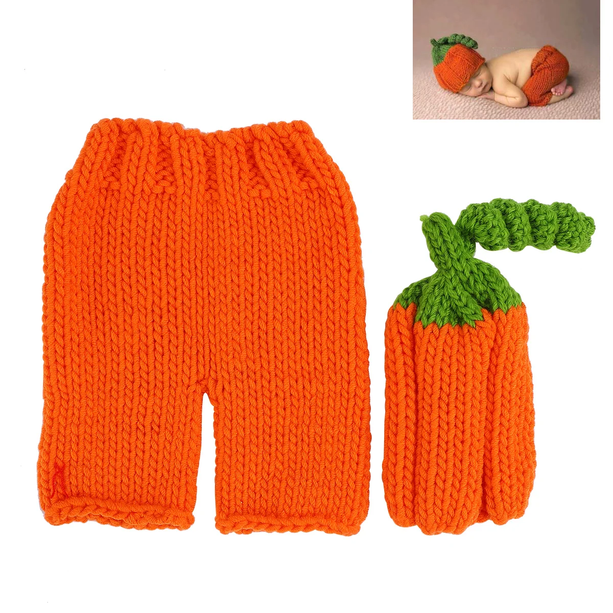 

Newborn Sweater Set Photography Infant Girl Clothes Crochet Outfit Boy Photoshoot Outfits Manual