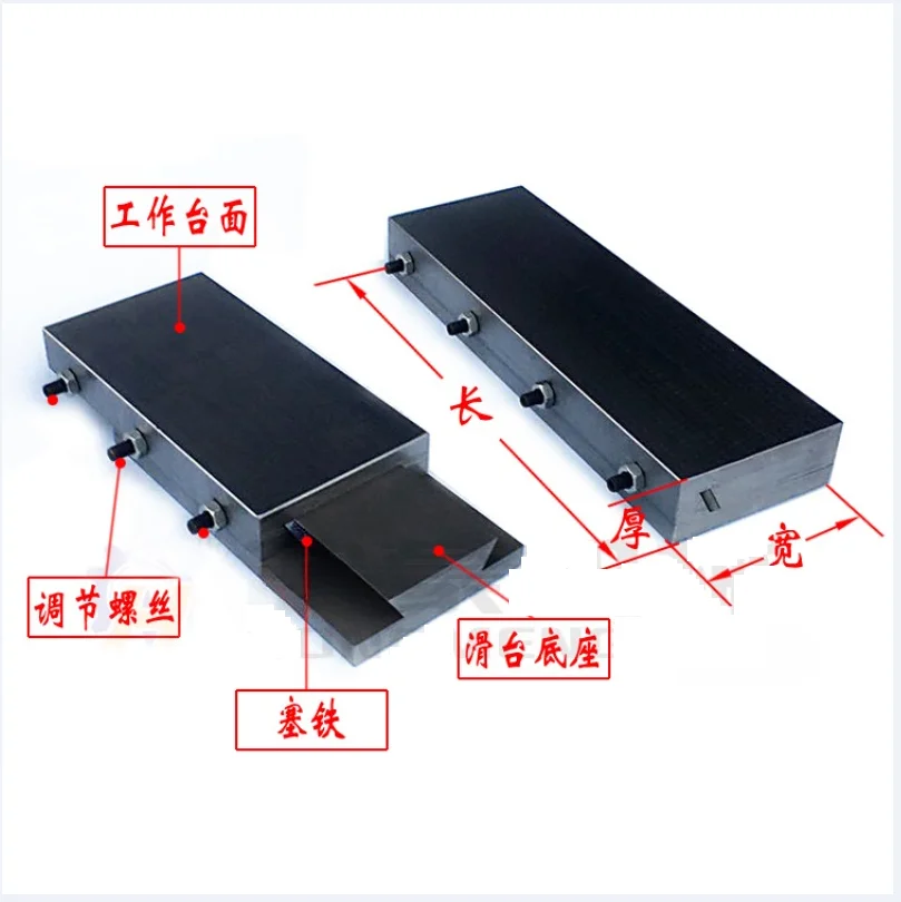 Dynomizing Dovetail Guide Slider Sliding Block Straight Guide Rail Dovetail Groove Plate Pallet Of CNC Machine Part 1PC