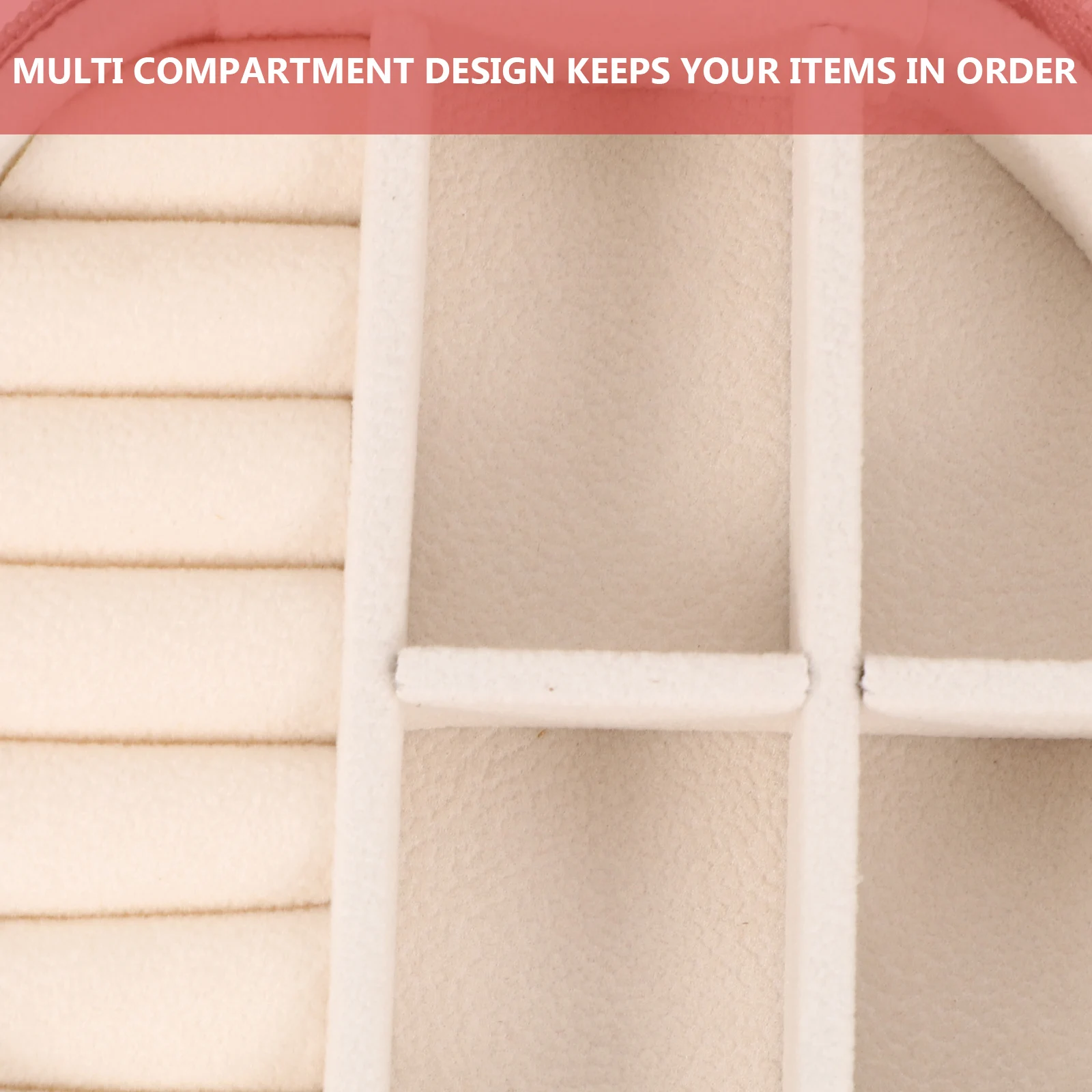 Portable Jewelry Box Organizer Travel Compact Storage Case For Earrings Necklaces Rings Trinkets With Mirror Durable Gift Small