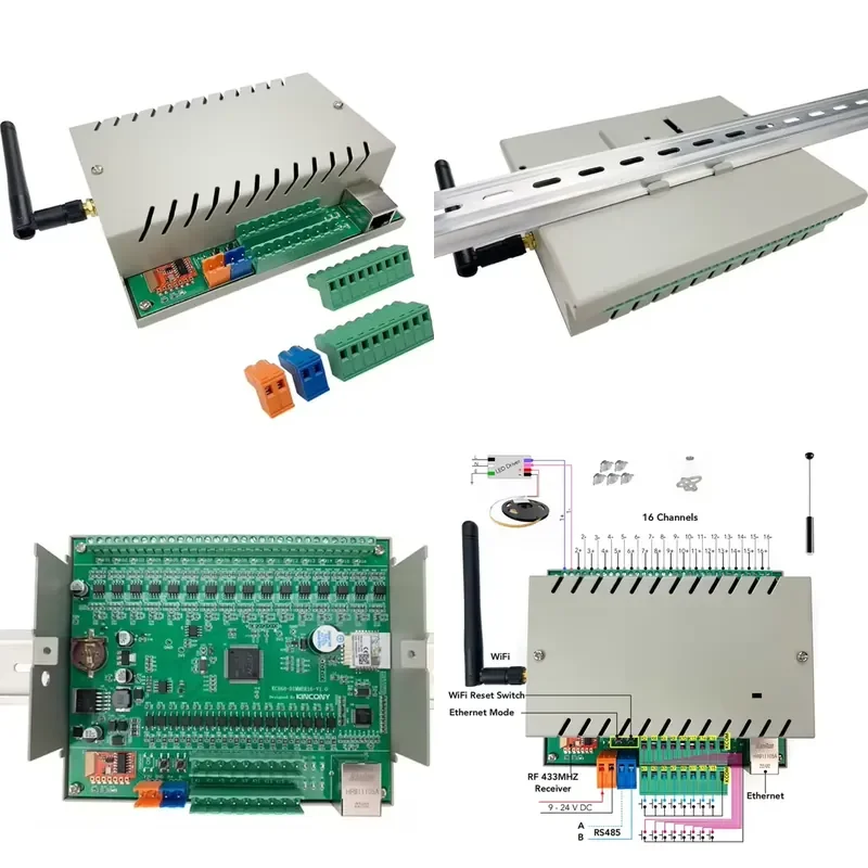 KC868-D16 16CH Dimmer Controller Via Alexa Google Home Assistant Support MQTT HTTP