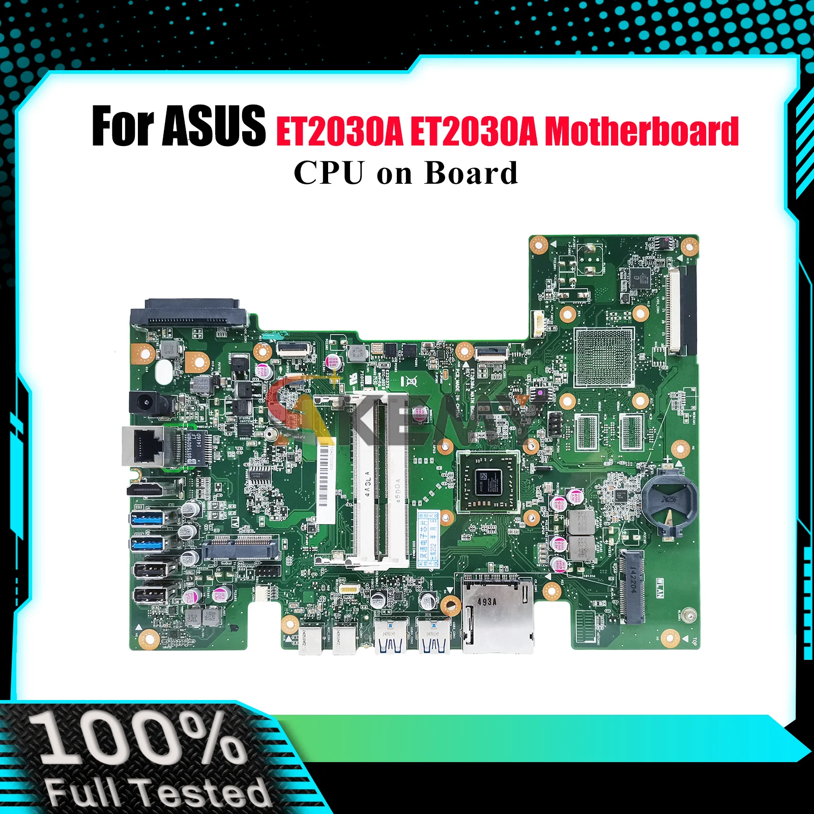 

ET2030A Laptop Motherboard For ASUS AIO ET2030A ET2030 Mainboard With CPU 100% tests OK fast shipping High quality