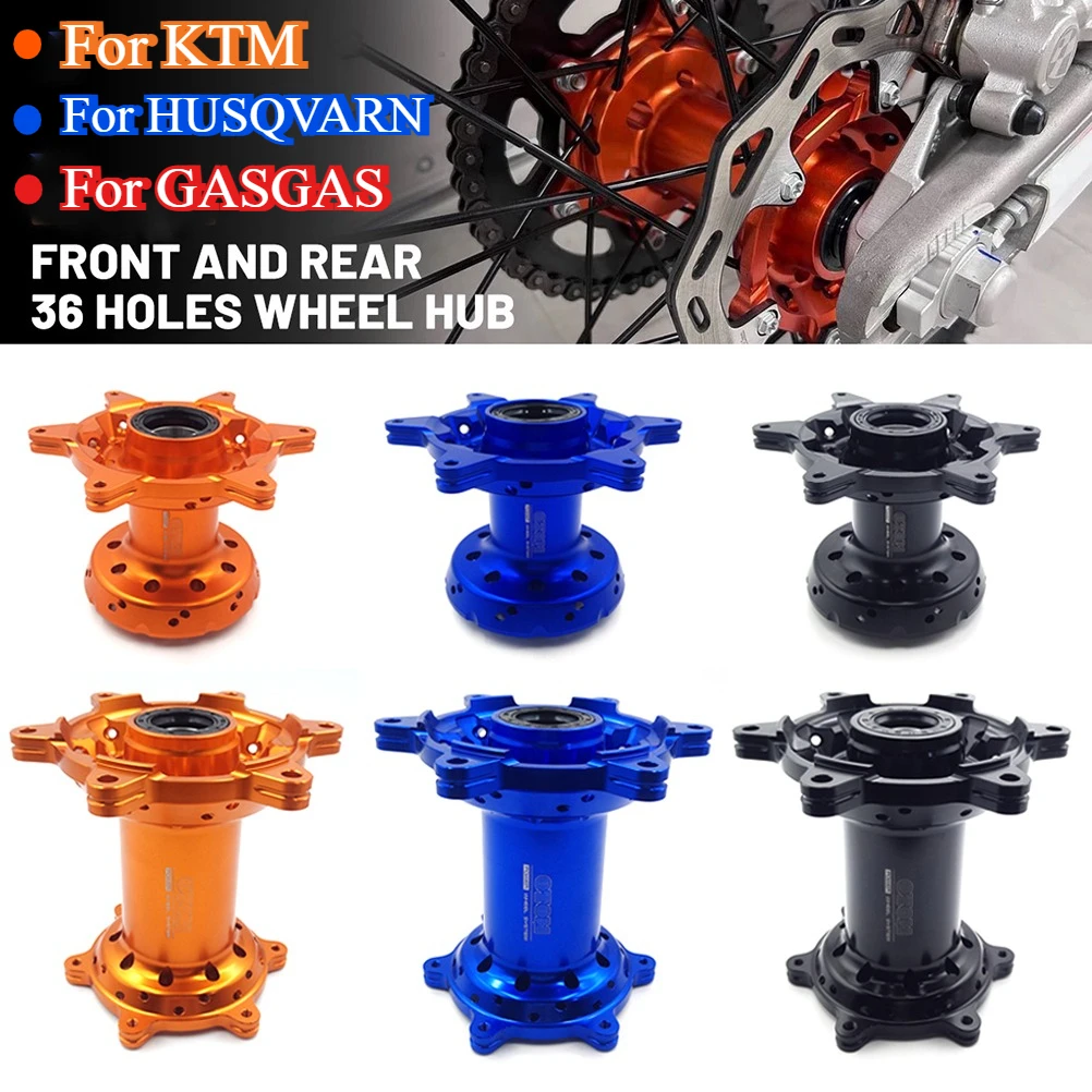 

2016-2023 Motorcycle Front Rear Wheels Hub Kit 36 Holes CNC Aluminum Rim Core For KTM HUSQVARNA GASGAS SX-F EXC FC TC FX MC EX
