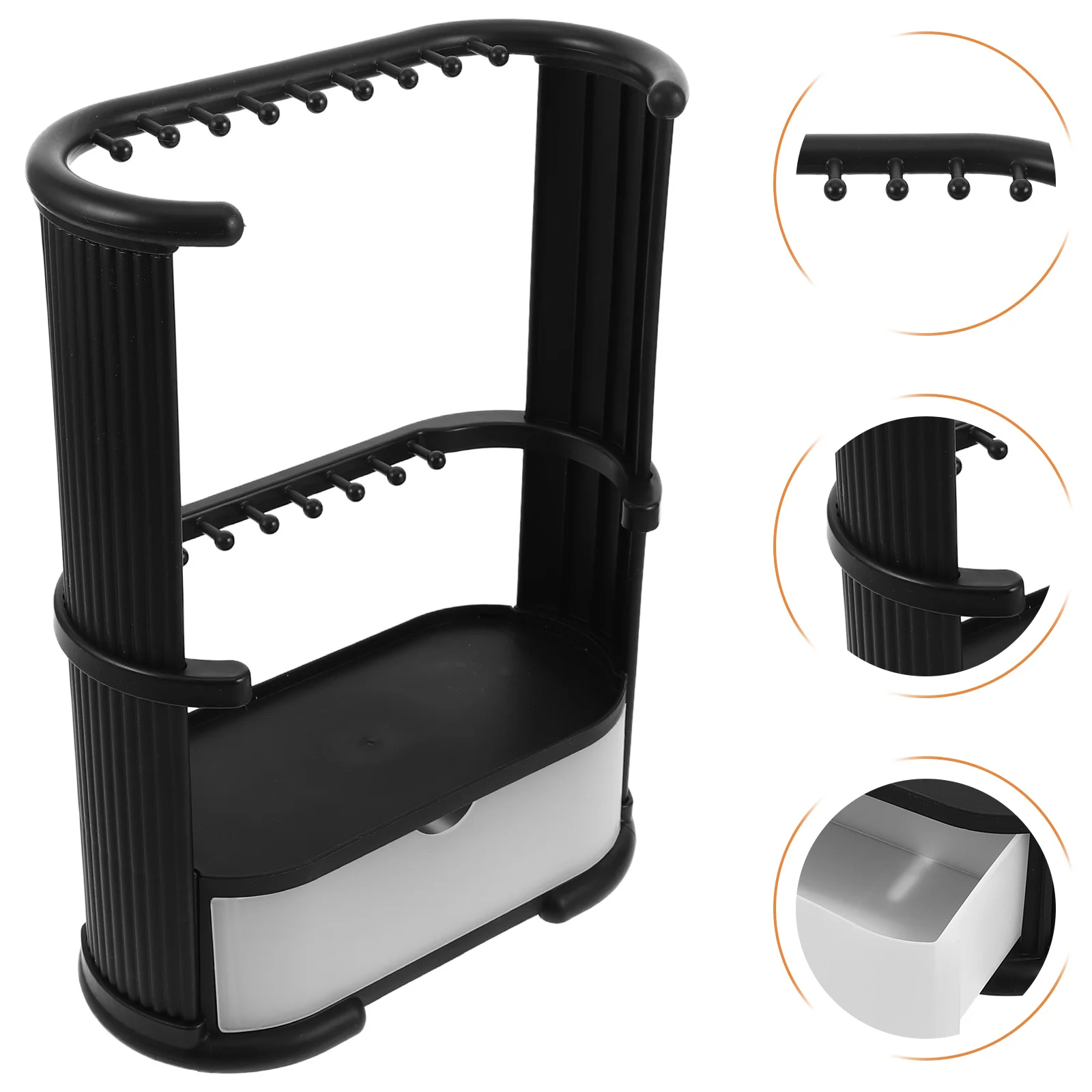 

Jewelry Storage Rack Elegant Multifunctional Jewelry Organizer Stand Necklace Earring Ring Bracelet Display for Home Store