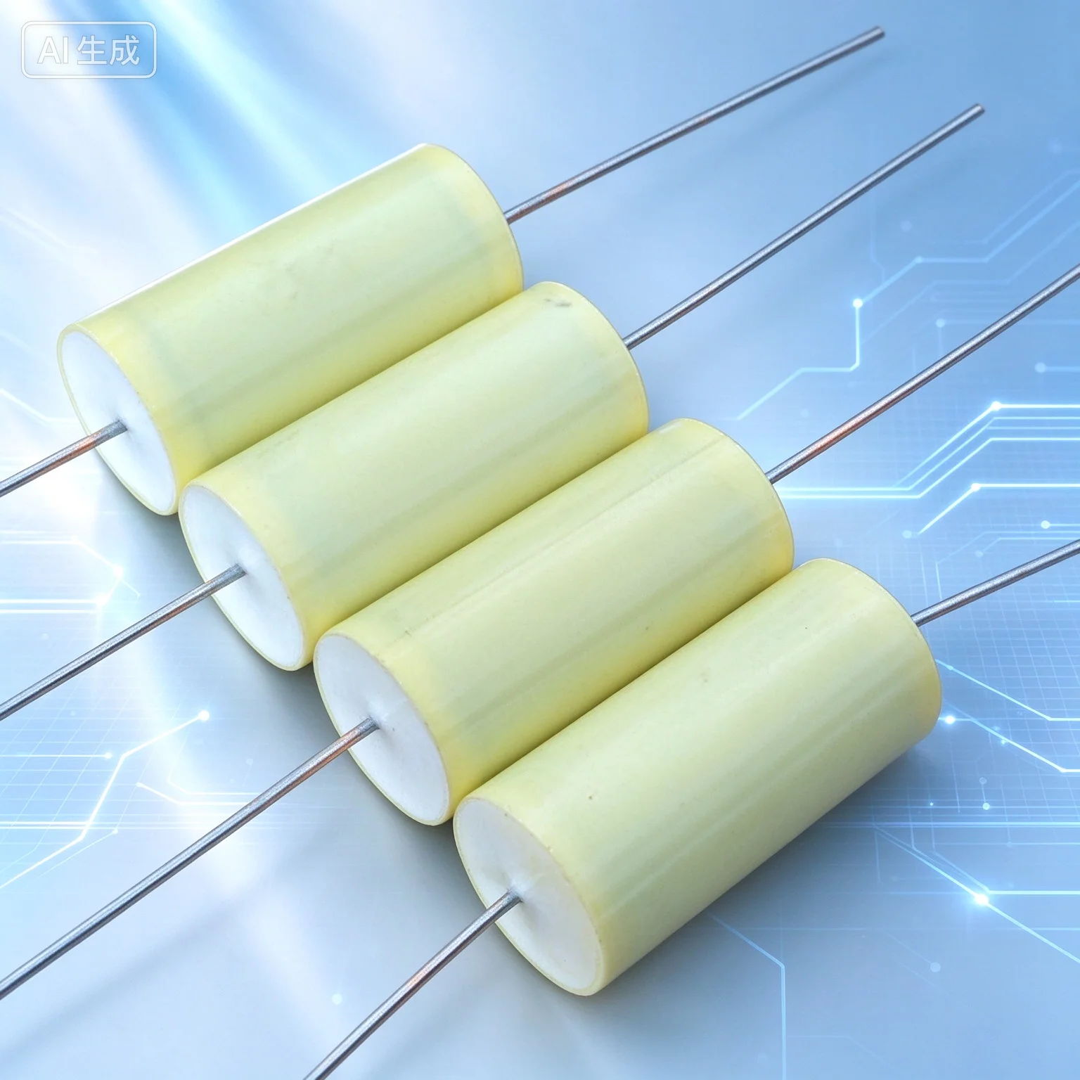 20pcs  New for ICEL Italy MPH 5UF 100V Audio Crossover Non-polar Film Capacitor, Copper Leads