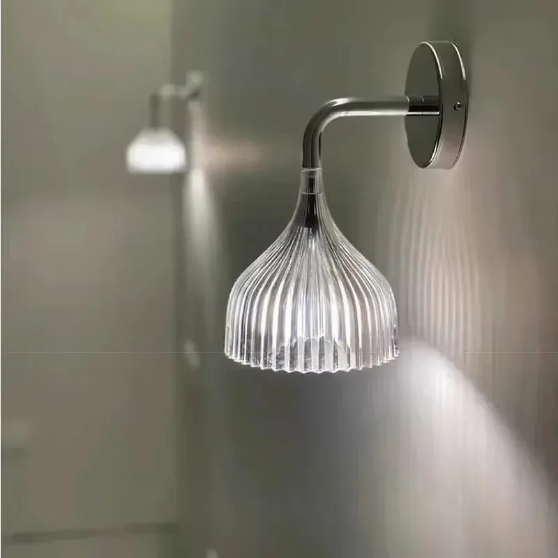 Modern Cream Italy Acrylic LED Wall Light Bedside Lamp Small Living Room Decor Ambient Wall Lamp Fixture