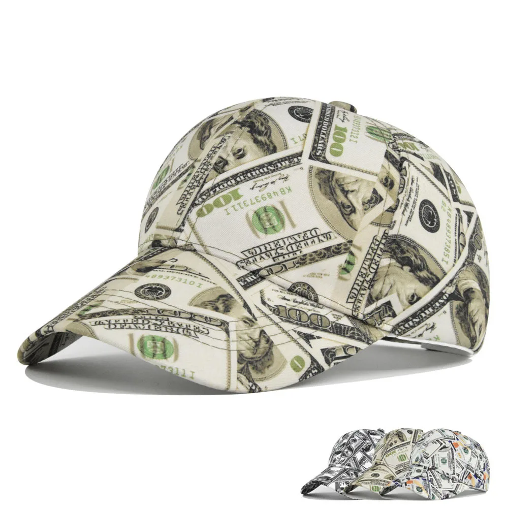 

New Spring Summer Fashion Print Baseball Cap for Men Women High Quality Adjustable Hip Hop Streetwear Outdoor Sports Sun Hat