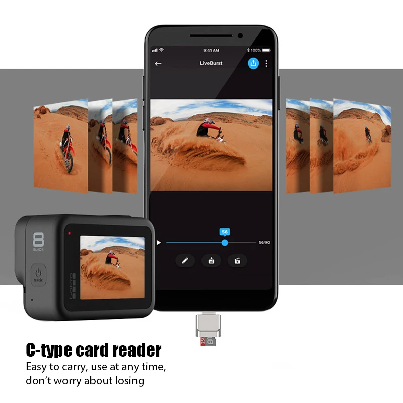 OTG Micro SD TF Card Reader For Macbook Xiaomi Adaptador USB C Micro USB 3.0 To Type C Adapter For PC Phone Laptop Accessories view 6