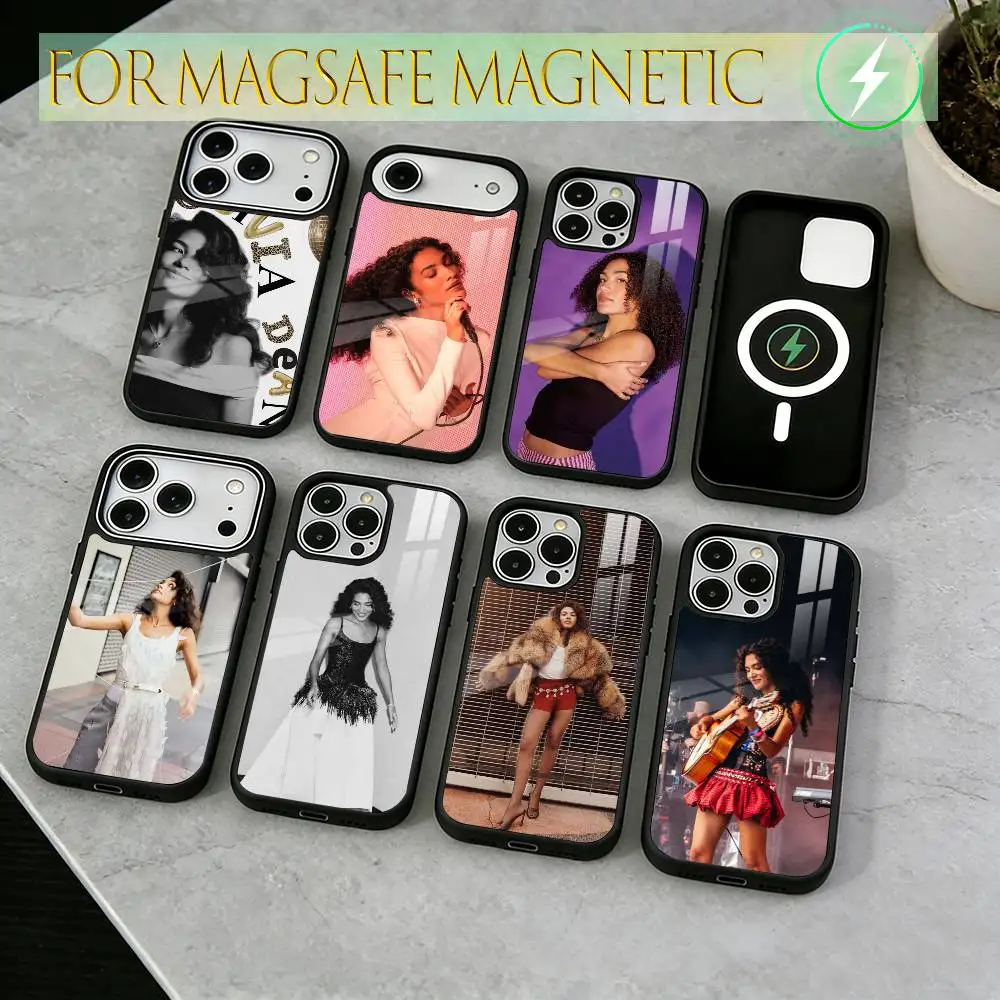 

O-Olivia Dean Phone Case For iPhone17,16,15,14,13,12,11 Plus,Pro Magnetic For Magsafe Wireless Charging