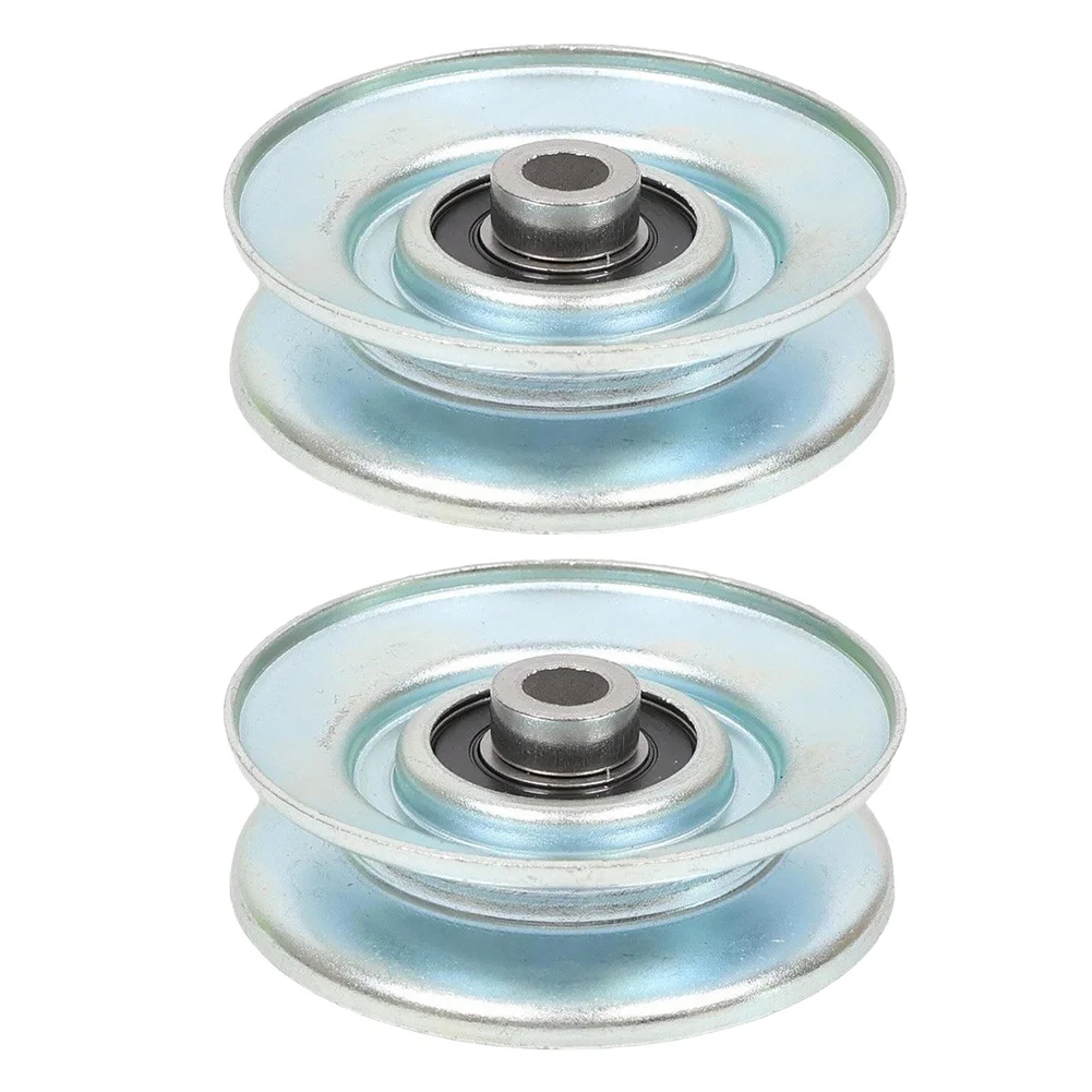 65mm Tensioning Pulley Set 2 pcs 18mm Height for Jonsered Sitting Lawn Mowers Compatible with For 532199532 199534